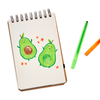 Stockist of Ooly's Yummy Yummy Scented Twist-up Crayons.  Set of 10