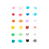 Stockist of Ooly's set of 12 twist up watercolor Cat Parade gel crayons.  12 classic colors.