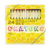 US stockist of Ooly's Brilliant Bee Crayons - set of 24.