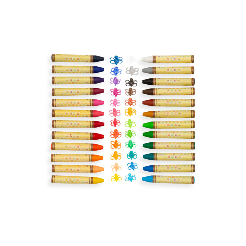 US stockist of Ooly's Brilliant Bee Crayons - set of 24.