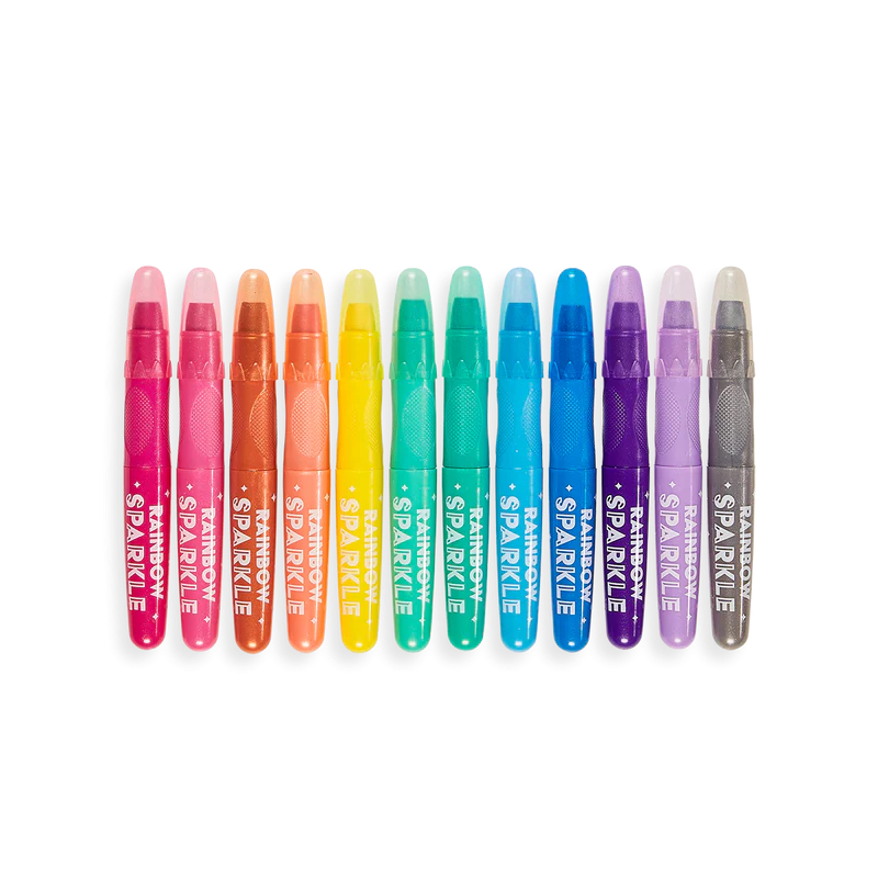 Stockist of Ooly's Rainbow Sparkle Metallic Watercolor Gel Crayons - Set of 12