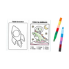 Stockist of Ooly's dinosaurs in space, mini traveller coloring and activity kit.