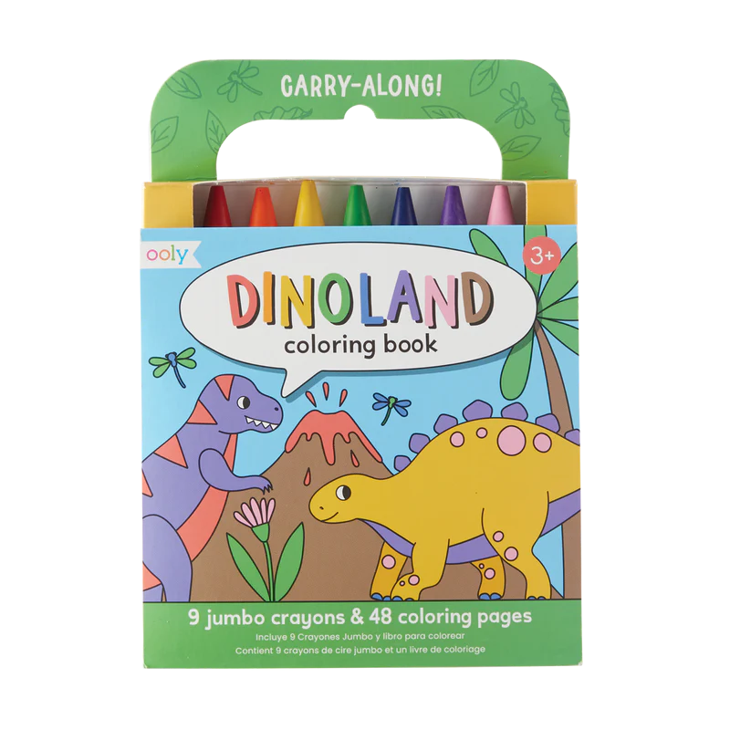 Stockist of Ooly's Carry Along Crayon & Coloring Book Kit - Dinoland