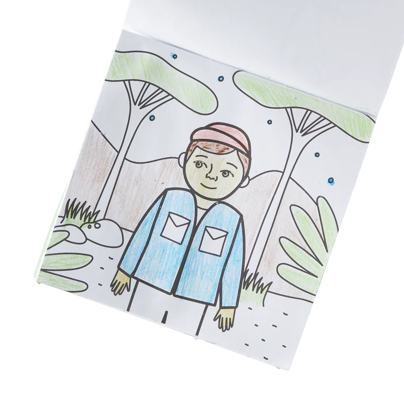 Stockist of Ooly's Carry Along Crayon & Coloring Book Kit - On Safari