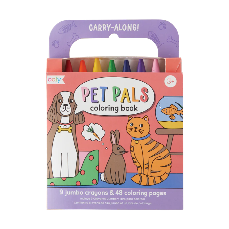 Stockist of Ooly's Carry Along Crayon & Coloring Book Kit - Pet Pals