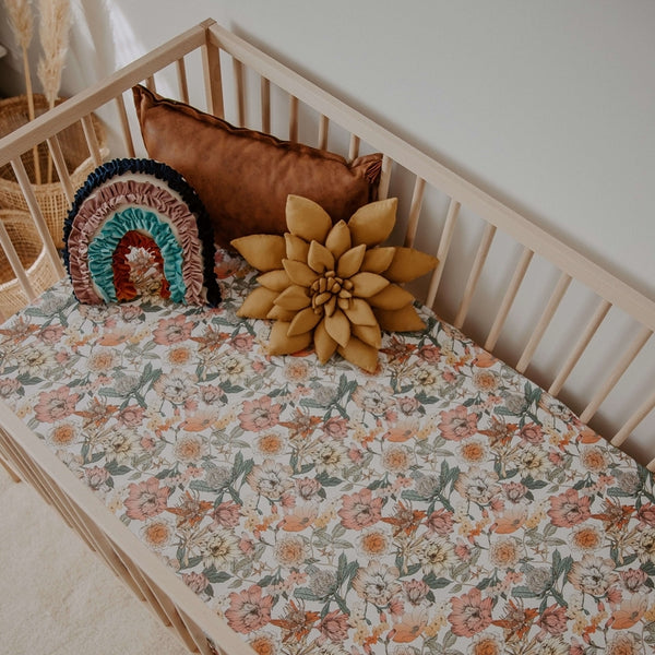 US stockist of Snuggle Hunny Kids Australiana crib sheet