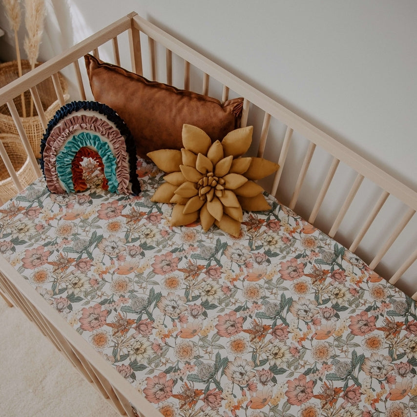 US stockist of Snuggle Hunny Kids Australiana crib sheet