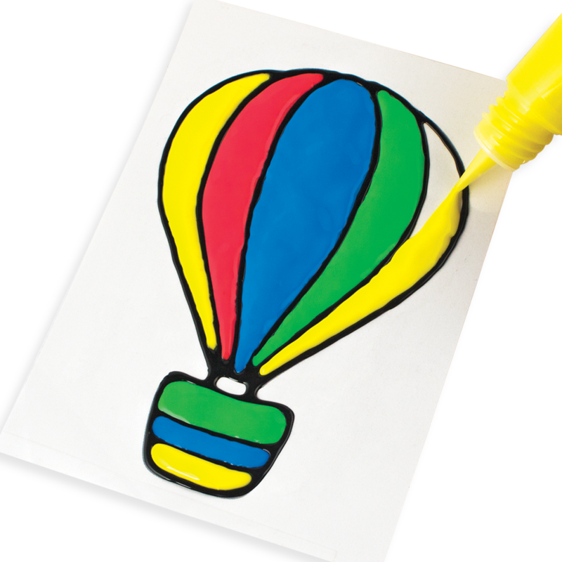 US stockist of Ooly's DIY Creatibles Window Cling Art Kit. Contains six colors and traceable designs.