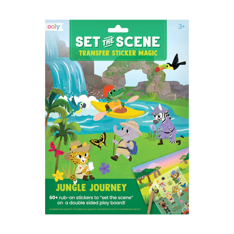 Stockist of Ooly's Set The Scene Transfer Stickers Magic - Jungle Journey