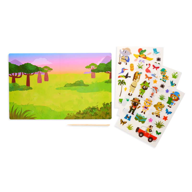 Stockist of Ooly's Set The Scene Transfer Stickers Magic - Jungle Journey