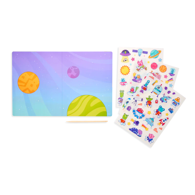 Stockist of Ooly's Set the Scene Transfer Stickers Magic - Galaxy Buddies