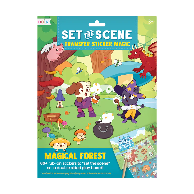 Stockist of Ooly's Set the Scene Transfer Stickers Magic - Magical Forest