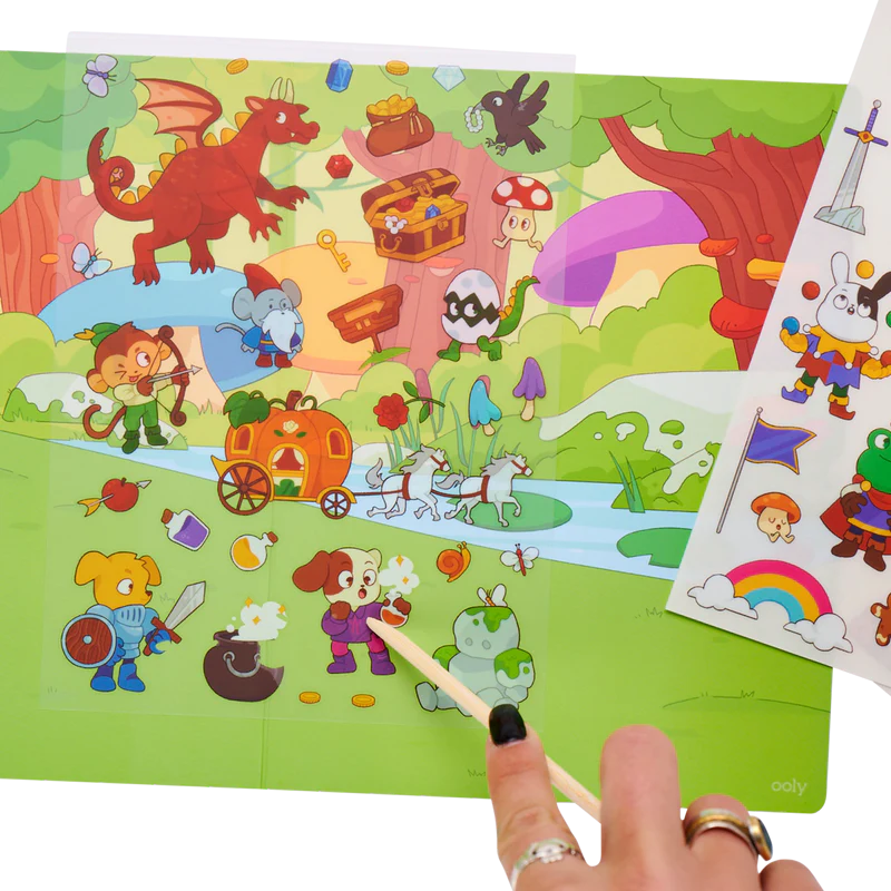 Stockist of Ooly's Set the Scene Transfer Stickers Magic - Magical Forest