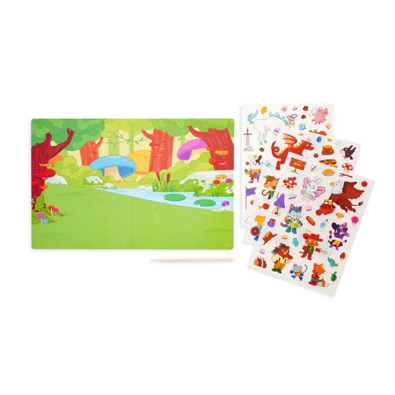 Stockist of Ooly's Set the Scene Transfer Stickers Magic - Magical Forest