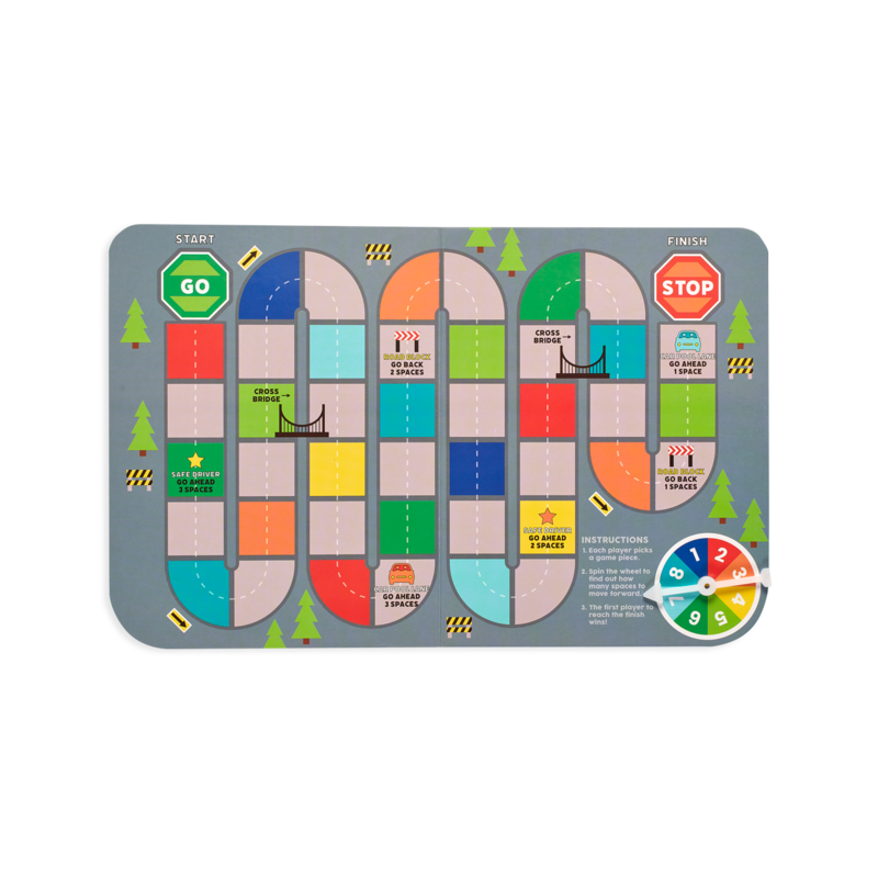 Stockist of Ooly's Play Again!  Mini on the go working wheels activity kit.