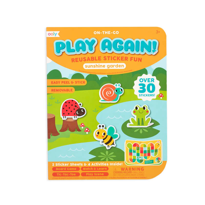 Stockist of Ooly's Play Again!  Mini on the go sunshine garden activity kit.