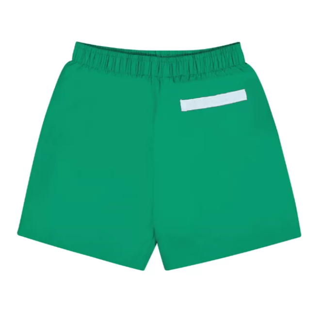 US stockist of Canopea's quick dry Diego swim short in Baleares Green.