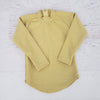 US stockist of Salty's Swimwear's long sleeve, Brook rash top in Eco Rib citrus.