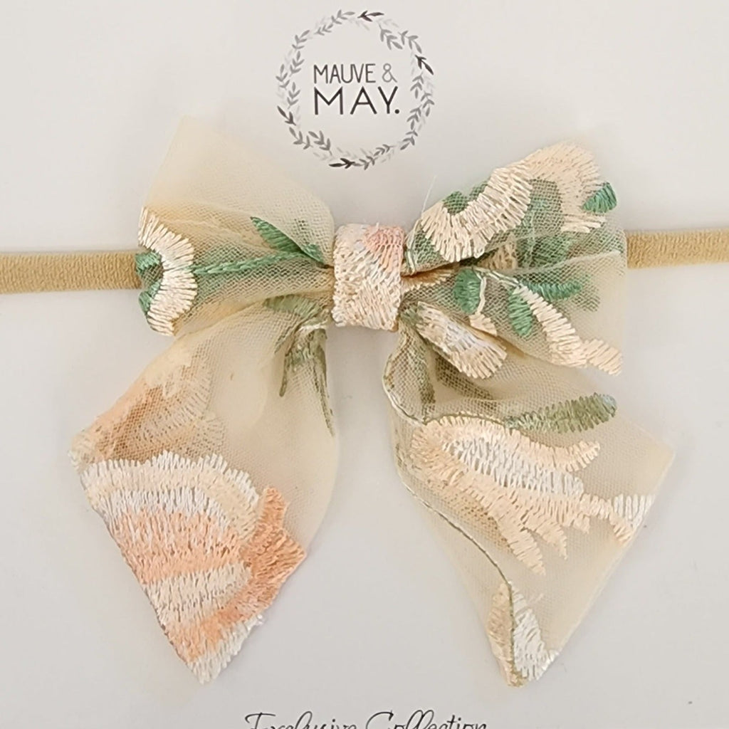 US stockist of Mauve & May's Rose Headband.