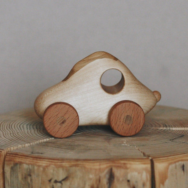 US stockist of Tateplota's handmade wooden Racing Car.