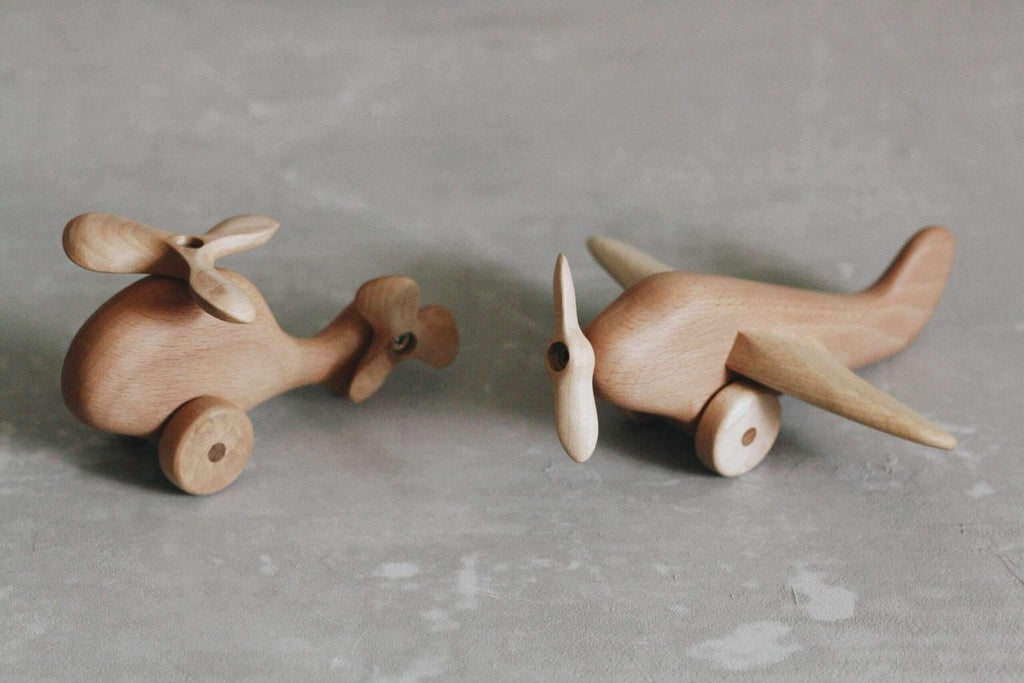 US stockist of Tateplota's handmade wooden Helicopter.
