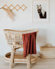 US stockist of Snuggle Hunny Kid's Australiana stretch cotton jersey bassinet sheet. 