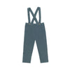 US stockist of Donsje's gender neutral, Dena ribbed suspender leggings in Dark Spruce