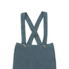 US stockist of Donsje's gender neutral, Dena ribbed suspender leggings in Dark Spruce
