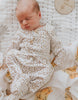 US stockist of Two Darlings Gold Speckle Rib Cotton Stretch Bodysuit