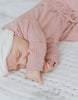 US stockist of Two Darlings Rose Pink Pointelle Rib Cotton Stretch Bodysuit