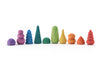 US stockist of Ocamora's set of 10, handmade, wooden Bonsai Trees.