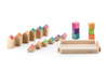 US stockist of Ocamora's Little Houses & Cubes.  Contains 18 colored pieces with its own tray.