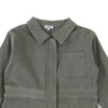 US stockist of Donsje's gender neutral Skivi Jumpsuit in Rough Sage.