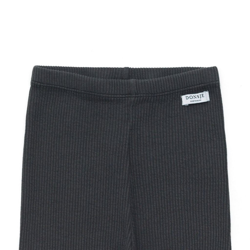 US stockist of Donsje's gender neutral Lusa Leggings is dark grey melange.