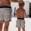 US stockist of Salty Swimwear's Kalani board shorts in Leopard Wild Ones.  Made from UPF 50+ recycled Repreve fabric.  Features tie waist and pockets for treasures.