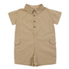 US stockist of Donsje's handmade, gender neutral Aspen Jumpsuit in Khaki.