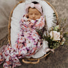 US stockist of Snuggle Hunny Kids organic muslin blushing beauty wrap