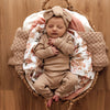 US stockist of Snuggle Hunny Kid's organic jersey Pebble zip growsuit.