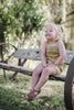 US stockist of Five O' Six's Flossy Waffle Set in Spicy Mustard.  Made from 100% organic cotton.