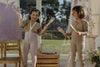 US stockist of Silly Silas' Cotton Footless tights in Creamy Lavender.
