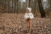 US stockist of Silly Silas' gender neutral, footed Teddy tights in Light Brown.  Made from 100% okeo tex cotton with retro braces.