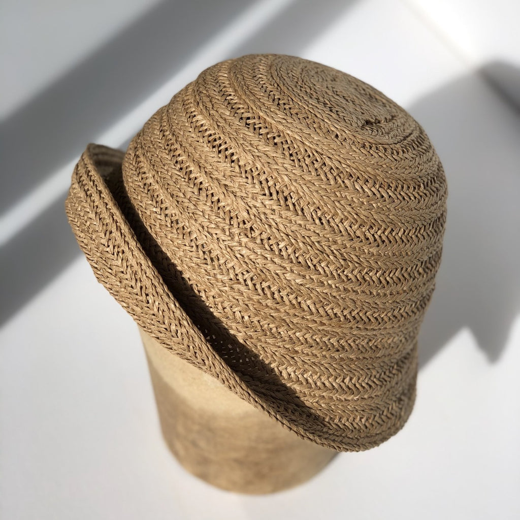 US stockist of Fini the Label's Natural Straw bucket hat.