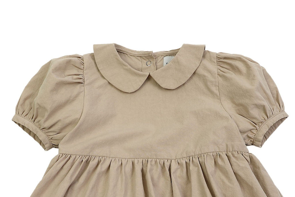 US stockist of Donsje's Farah Dress in Light Mocha.
