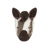 US stockist of Donsje's handmade leather Zebra Josy hair clip.