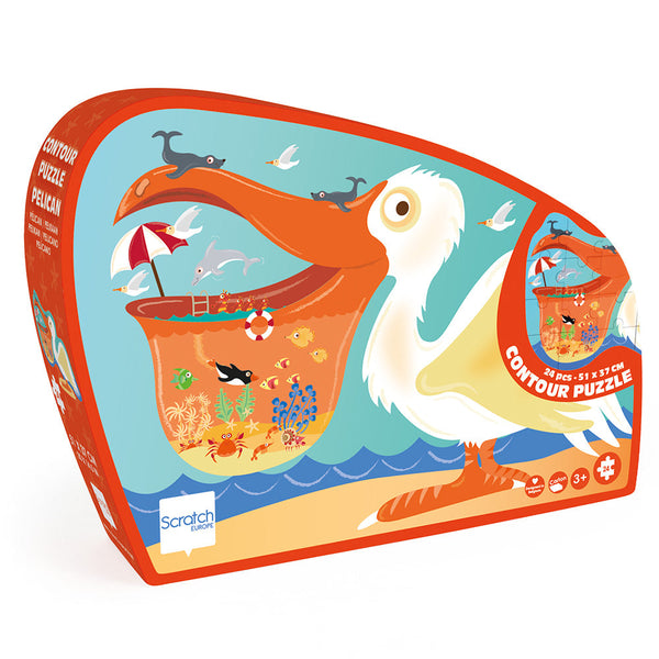 US stockist of Scratch's 24pc Pelican Contour Puzzle