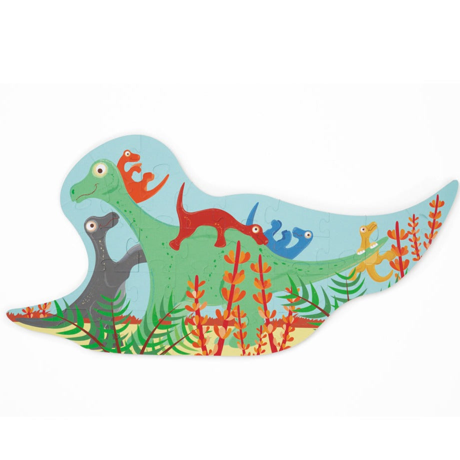 US stockist of Scratch's Dino Compact Contour puzzle
