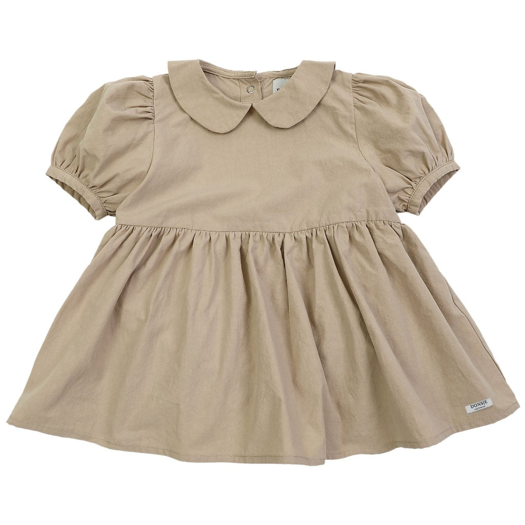 US stockist of Donsje's Farah Dress in Light Mocha.