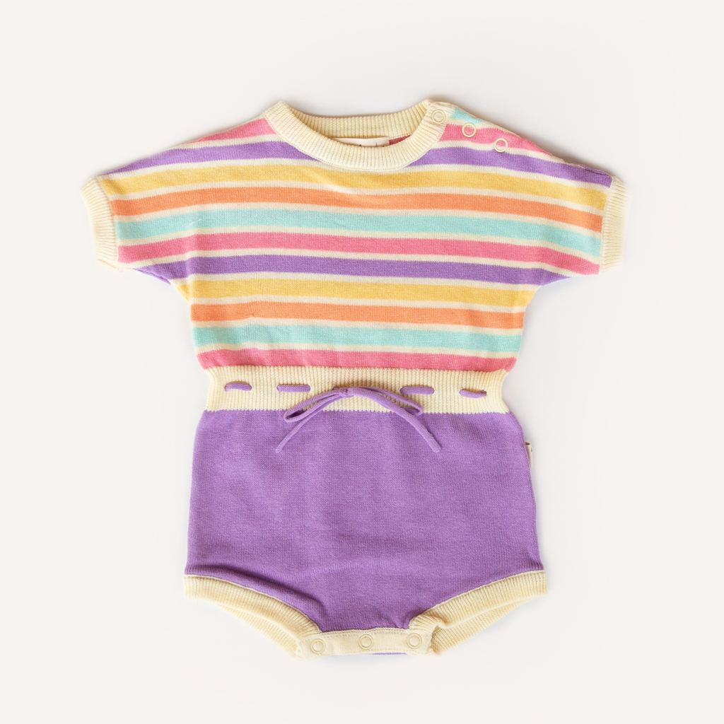 US stockist of Lacey Lane's Alice Rainbow Romper.