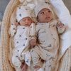 US stockist of Buck & Baa's gender neutral, organic cotton Maple zip romper.