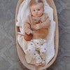 US stockist of Buck & Baa's gender neutral, organic cotton acorn leggings.